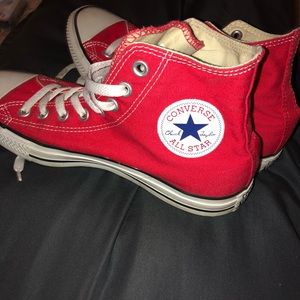 Red converse